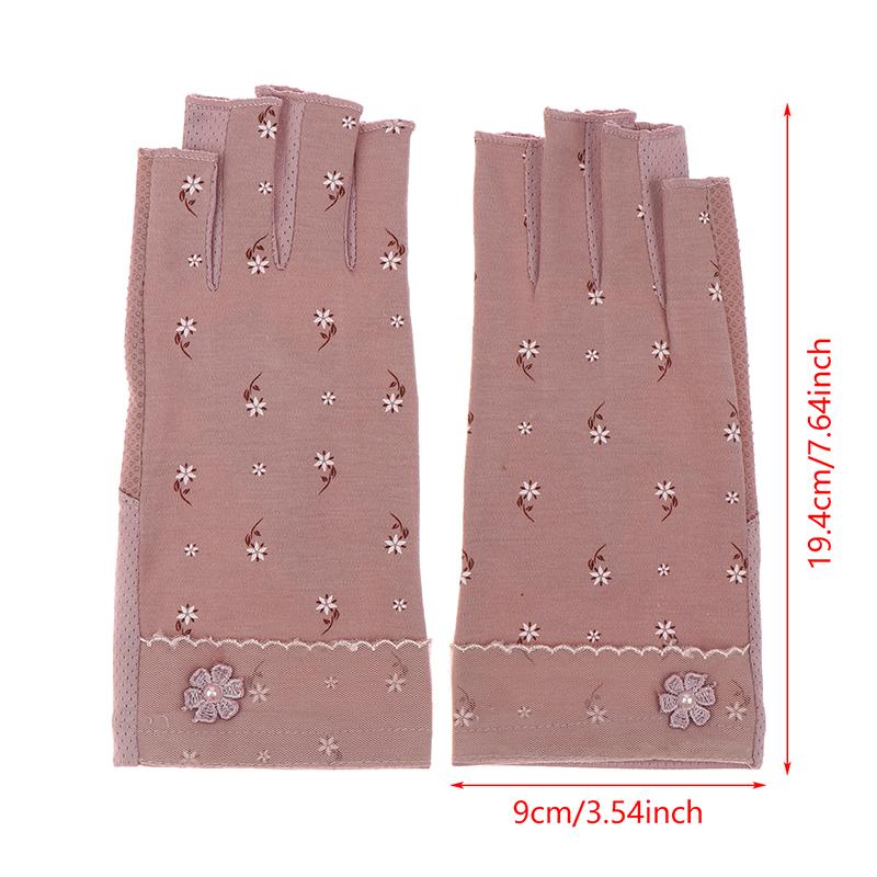 1 Pair Anti Uv Nail Gloves Uv Gel Shield Glove Fingerless Manicure Nail Art Tools Led Lamp Nails Dryer Radiation Hand