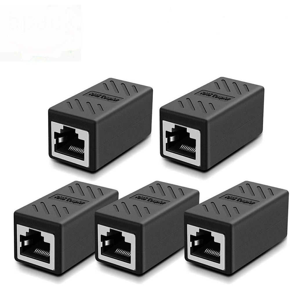 Ethernet Cable Extender,RJ45 Cat 5 Cat 6 Cat6a Coupler, Extender Connector - Ethernet Coupler Female To Female