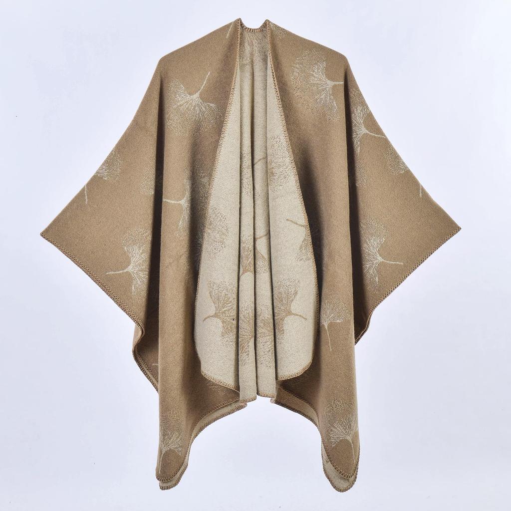 Yunnan Ethnic-Style Large Shawl Cape - Imitation Cashmere Scarf Cloak