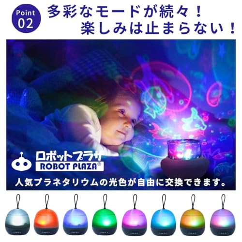 ROBOT PLAZA Planetarium Projector for Home and Kids, USB Cable Operated, Star Projector, Ceiling Starry Sky Light, Projection Toy, Birthday Gift, Kids