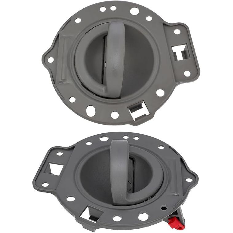 

OCPTY Door Handles Interior Front Driver Left Passenger Right Side Replacement fit 2006-2010 for Jeep Commander Inside Inter Door Handles Texture