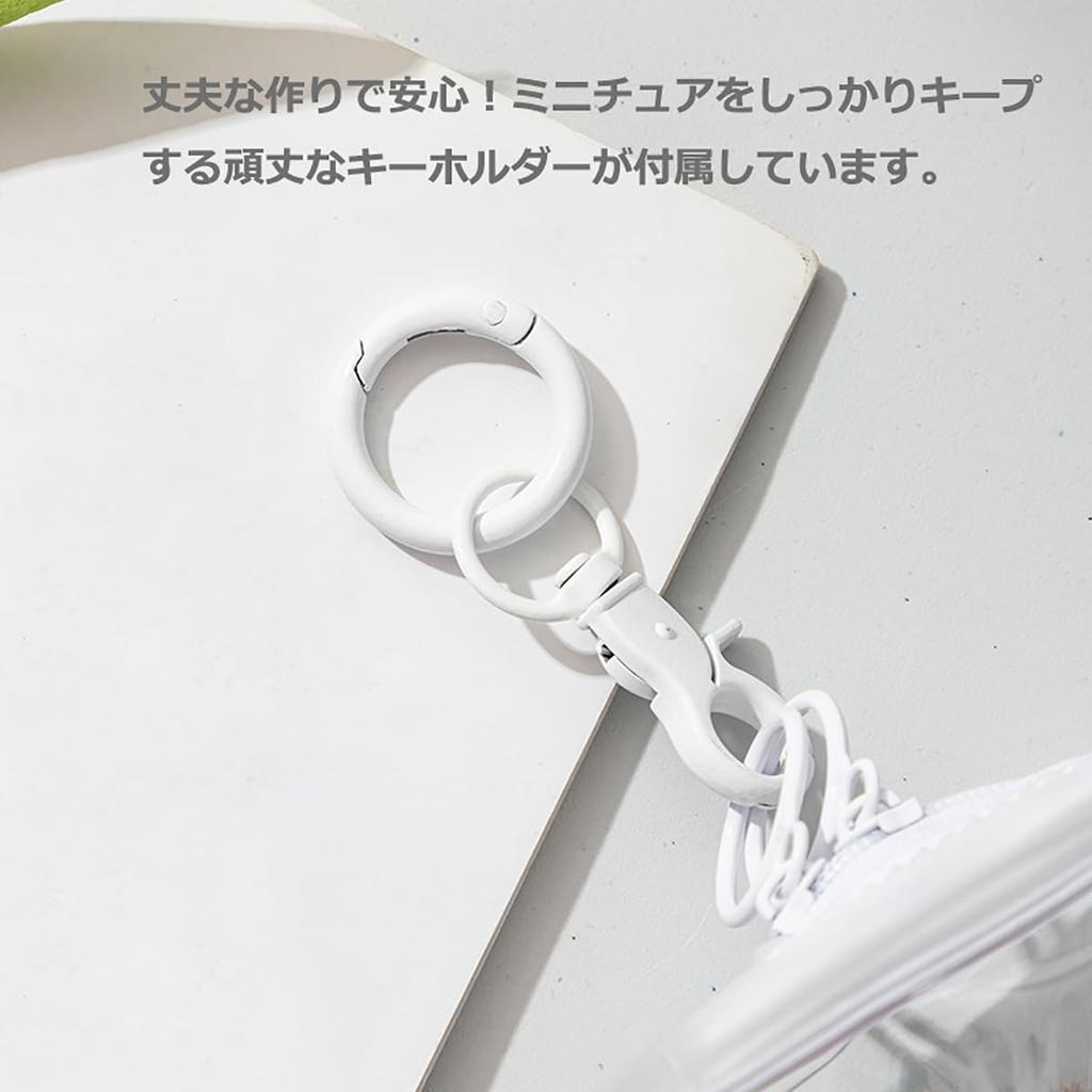 Ita Bag Plush Fits and 20cm Perfect for Oshikatsu Plush Fully Transparent PVC Case with Waterproof and Dustproof Zipper Includes Ball and Keychain