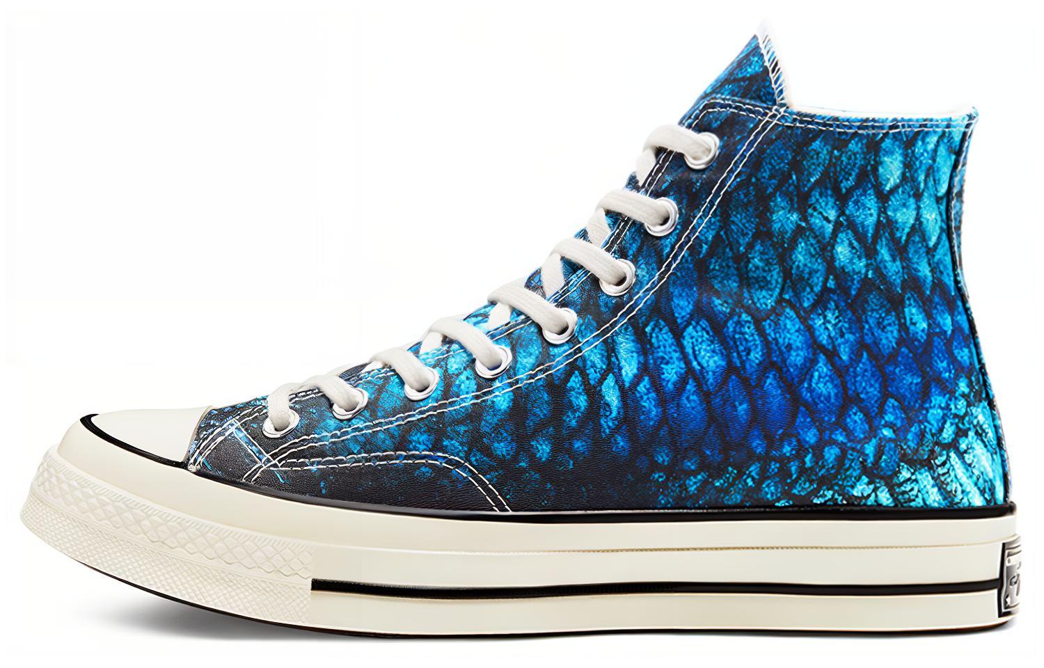 Herren Sneaker Converse Animal Print Chuck 1970er 'Blau Weiß' 39 blue