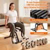 Leg Stretcher Hip Abductor Machine Glute Machine & Exercise Equipment with Resistance Band Adductor for Women Men 360 Degree Adjustable Pads Ultra