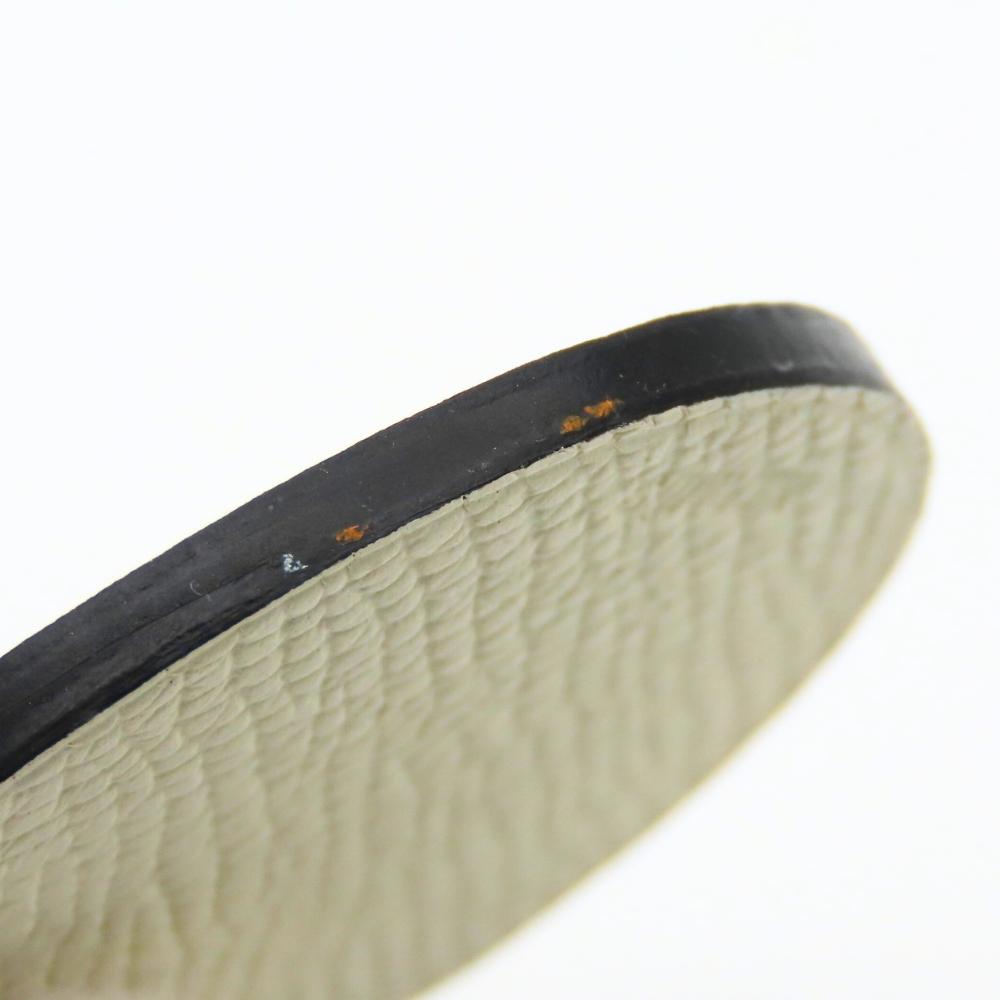 Used HERMES Bag charm Panda animal leather/Silver925 white black Accessories