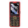 4G Seniors Phone 2.6 Inch Super Slim Large Capacity Battery Double Flashlight Big Buttons Cell Phone Red