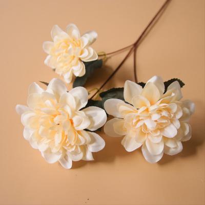Simulation Flower Great Realistic Looking Charming Artificial Flower Highly Simulated 3 Large Blooms Simulation Bouquet Simulation Flower