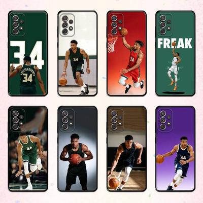 Basketball G-Giannis A-Antetokounmpo   Phone Case For Samsung S 25,24,23,22,30,21,10,9,Ultra,Plus,Lite,FE,4,5 G Soft Black Case