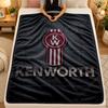 Flannel BlanketKenworth Warm Soft Throw Blanket for Indoor Sofa Bed Living Room Use
