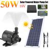 18V 30W Solar Panel Pump Watering System Water Fountain Garden Decor Energy Saving Kits for Outdoor Fish Tank Water Reservoir
