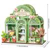 ROBOTIME Rolife 3D Puzzles Green Fountain Garden DIY Miniature House DS049