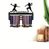 Iron Wall Medal Rack for Sports Badges Football Running Gymnastics Swimming Home Display