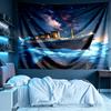RMS Titanic Print Tapestry, Lightweight Wall Hanging, for Bedroom, Dorm, Living Room, Home Art Decor, Birthday Christmas Gift for Friends