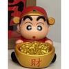 Crayon Shin Chan Pvc Car Decor With Handmade Assembly For Wealth Attracting Car Interior