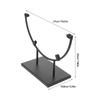 10 Inch Round Metal Display Stand Small Tabletop Frame Holder Stand for Photos Pictures Decorative Plates Home Office Desk