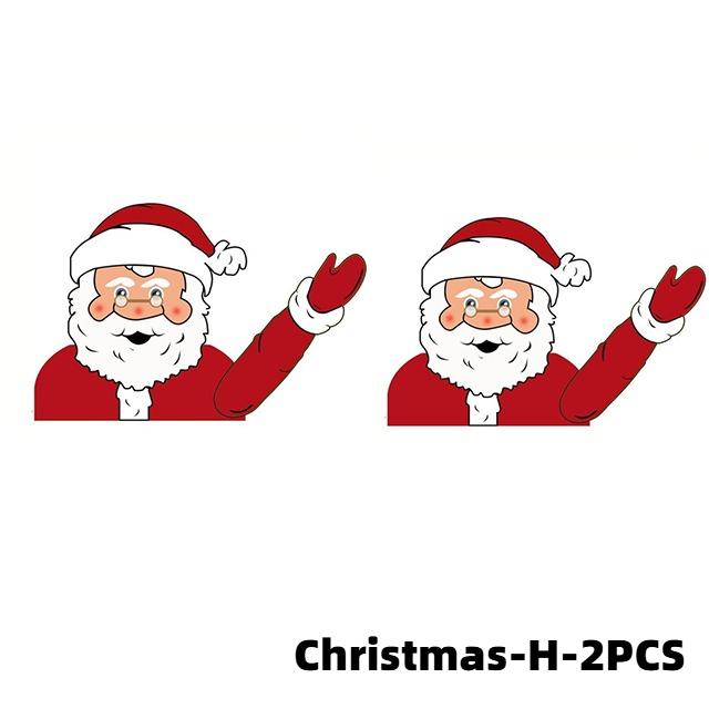 Christmas Car Sticker Wiper Sticker Creative Father Christmas Wiper Stickers Father Christmas, Car Rear Window Sticker