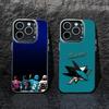 Macklin Celebrini San Jose Sharks Handyhülle Für iPhone 17,16,15,14,13,12,Pro MAX Schwarz Matt Stoßfeste Hülle