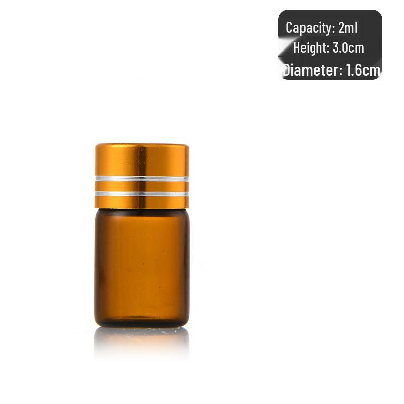 16mm Transparent 3ml Glass Vials for Antrodia Camphorata Drop Pills, Essential Oils, Health Supplements, and Medicine Powder.
