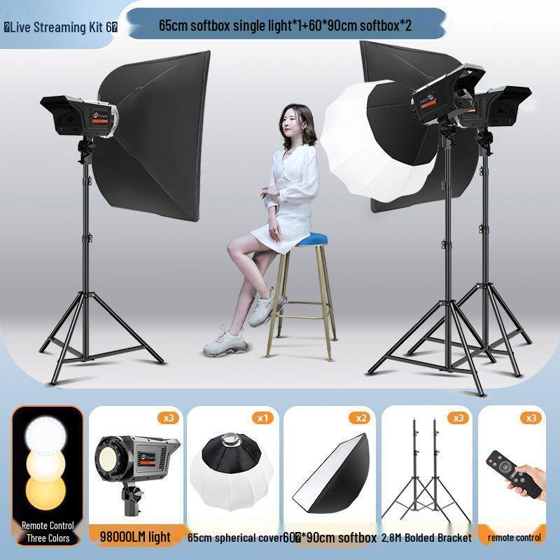 Pro LED Parabolic Softbox for Indoor Photography and Live Streaming