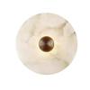Nordic Luxury Round Natural Marble Wall Lamp for Bedroom and Living Room
