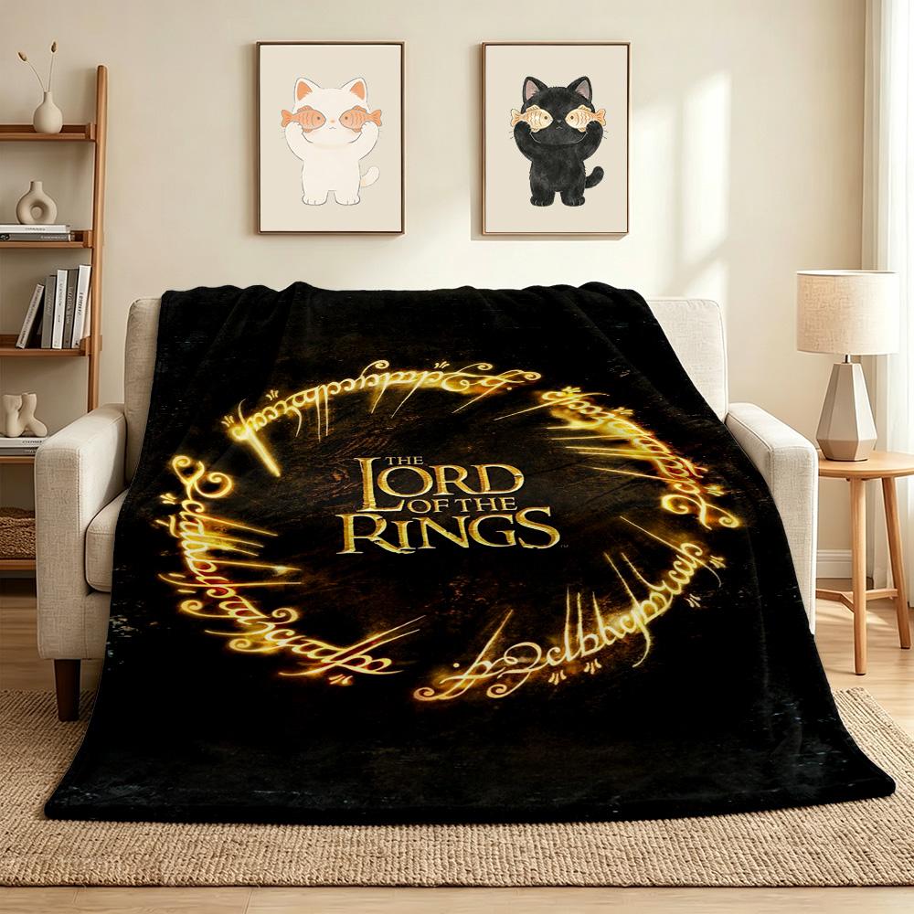 Lord Rings Throw Blanket Flannel Blanket Soft Warm Sofa Bed Camping home Decor Unique Christmas Gift C1023