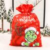 Christmas Decorations, Christmas Gift Bag Double Drawstring Drawstring Gift Bag Candy Bag Snack Bag Gift