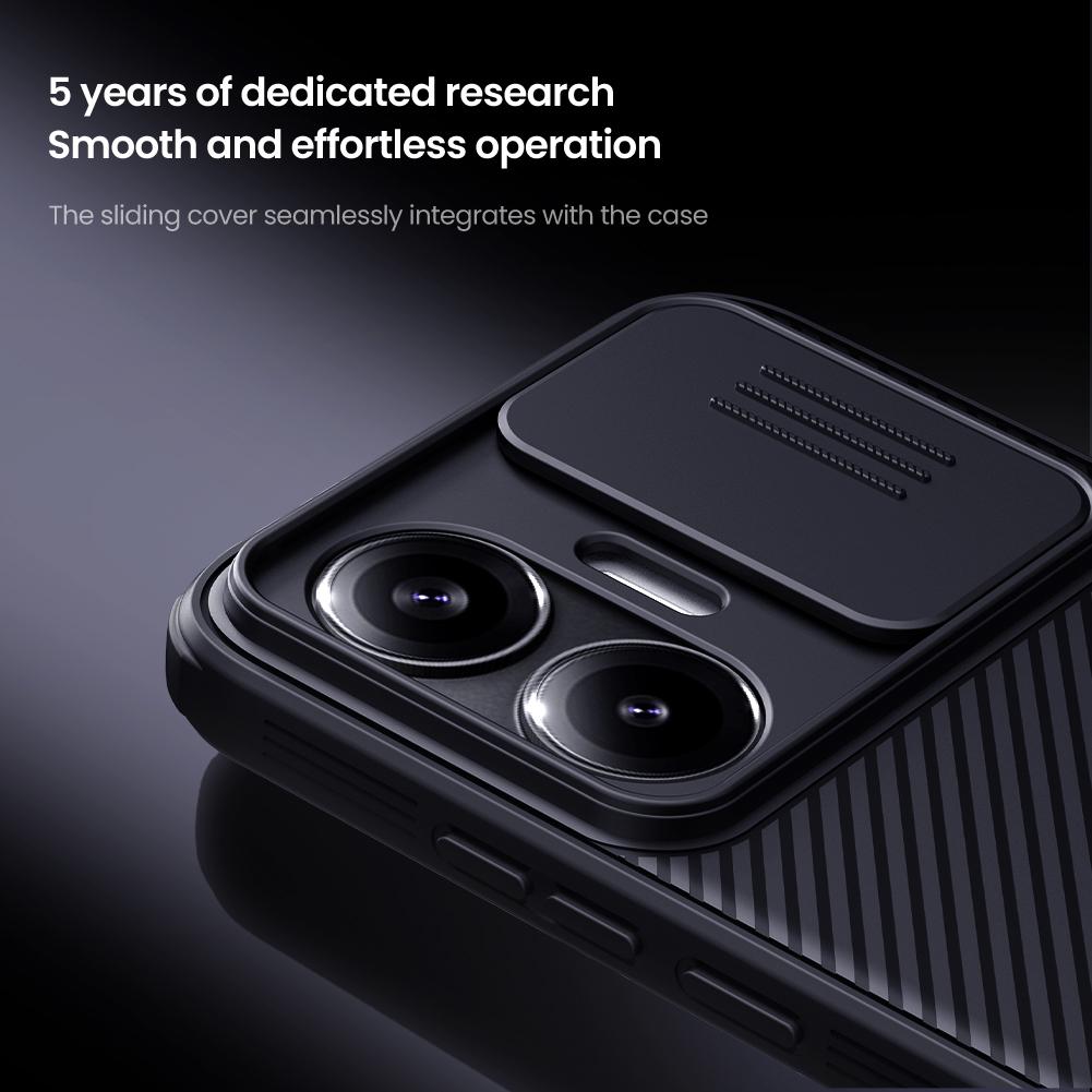 NILLKIN Camshield Pro Series for Xiaomi Poco F7 5G/Redmi Turbo 4 Pro 5G Case PC + TPU Slide Camera Lid Phone Cover