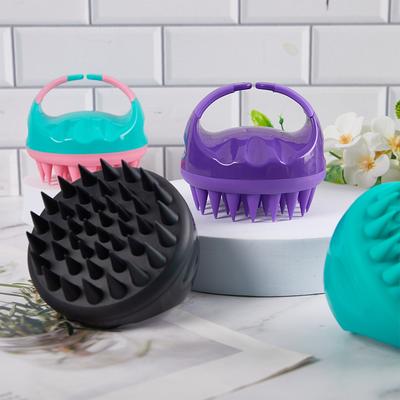 1Pc Silicone Shampoo Scalp Shower Body Washing Hair Massage Massager Brush Comb
