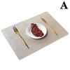 1Pcs Washable Double Side Pu Leather Placemat Texture Waterproof Heat-Resistant Table Mats Home Hotel Dining Table Decoration