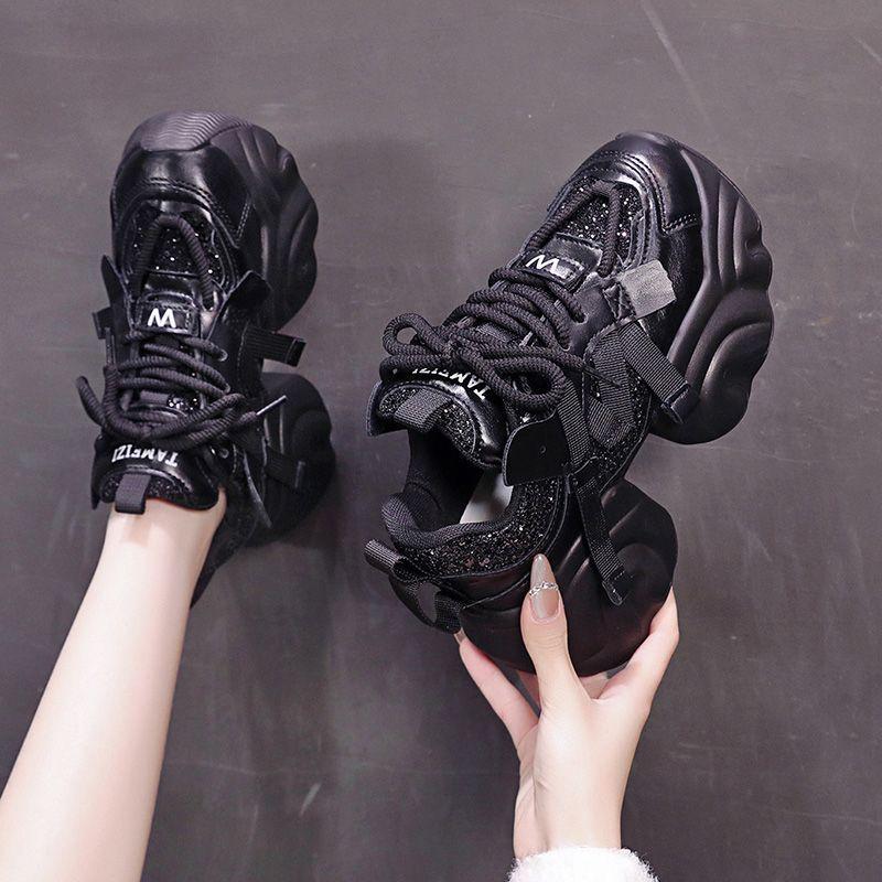 Stylish Women's Dad Shoes: Popular, Thick-Soled, Versatile, Height-Boosting, Casual Sneakers