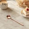 Modern Tableware for Desserts 304 Stainless Steel Lace Dessert Spoon, Coffee Stirring Spoon Elegant Gift Spoons Friends Kids, Metal Teaspoon