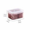 Airtight Lid Food Storage Container 4 Compartment Fridge Organizer Storage Box  Kitchen