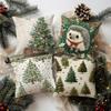 Weihnachtsbaum & Igel KissenbezügeGeeignet für Sofa Auto Schlafzimmer dekorativer Kissenbezug Kissenbezug