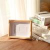 Simple Wood Photo Frame Ornaments 5 Inch 6 Inch Creative Home Desk Decoration Picture Frames Modern Photo Album Painting Frame