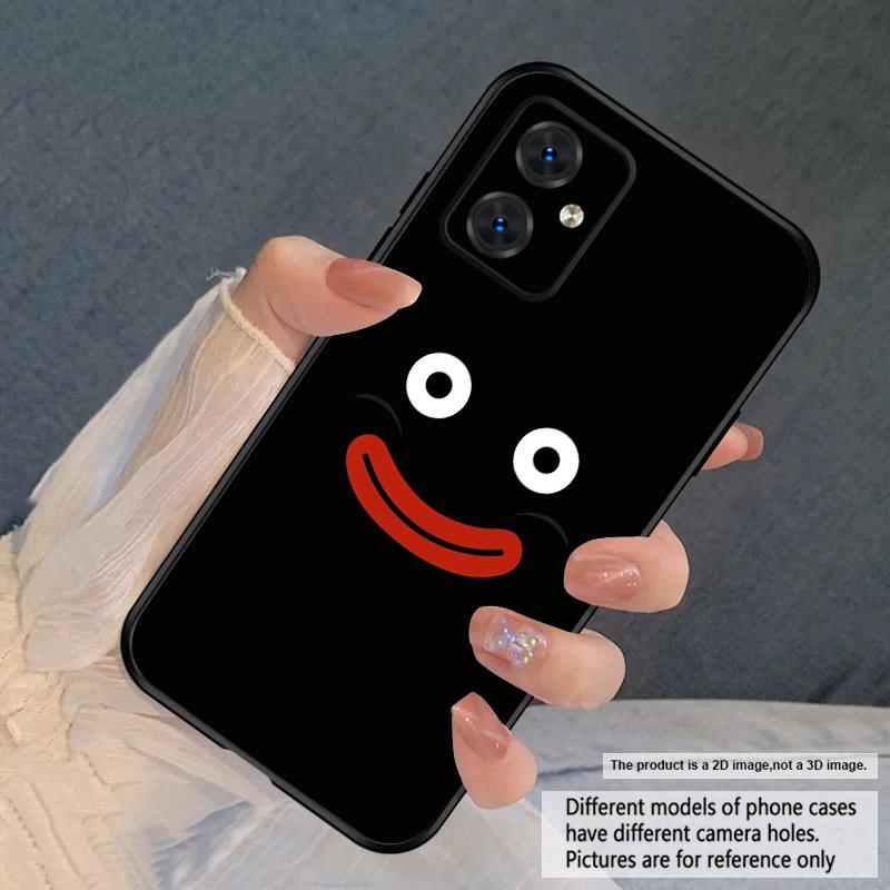 Two white circular eyes For Motorola Moto G04 14 15 24 34 35 54 55 75 84 85 Edge 40 50 Fusion 60 Fusion silicone soft phone case