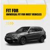 Universal Glossy Pattern Black Soft Front Bumper Side Fender Air Flow Vent Cover