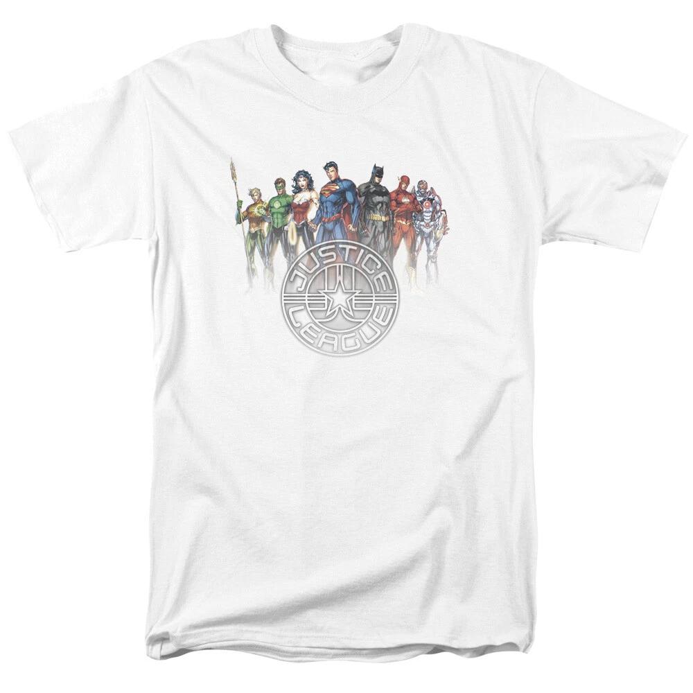 Justice League Of America  Circle Crest  T-Shirt - to 5X XL