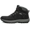 Holfredterse Outdoors Hiking Shoes For Men'S Suede Ankle Snow Boots Winter Waterproof Sneakers Work Boots 957 Black/Brown/Khaki