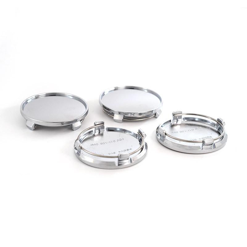 4 Stück/Set 61 mm Auto-Radnabenkappen, stilvolle, strapazierfähige Ersatz-Staubschutz-Nabe