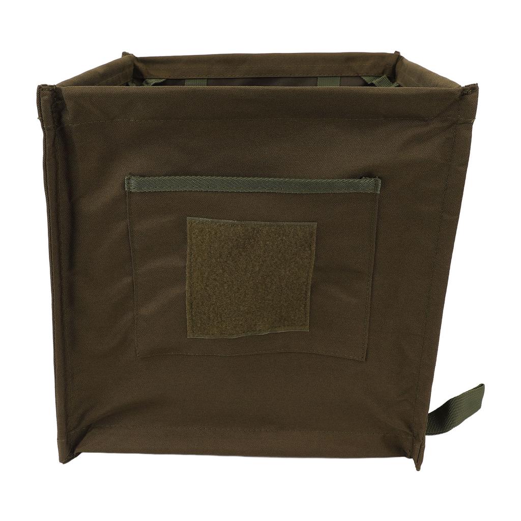 Outdoor Collapsible Trash Can Large Capacity 33L Oxford Cloth Collapsible Throw Line Storage Basket