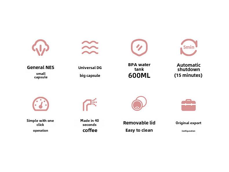 Máquina de Café Italiana de Cápsulas de 19 Bares para Hogar y Oficina