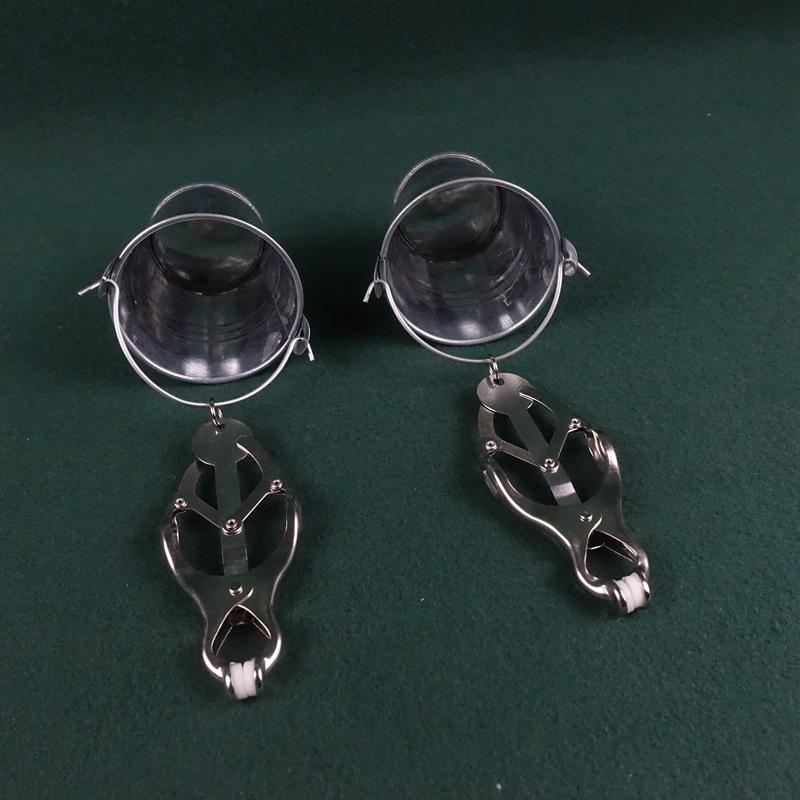Heavy-Duty Butterfly Nipple and Clitoral Clamp Set for Intense Sensation