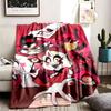 Hazbin Hotel Theme Blanket Suitable For The Sofa Camping And Travel Made Of Soft Flannel Material An Ideal Gift For Occasions Such As Birthday