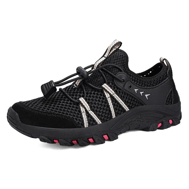 Spring and Autumn Soft-soled Mesh Breathable Couple Outdoor Sports Shoes Off-road Hiking Shoes