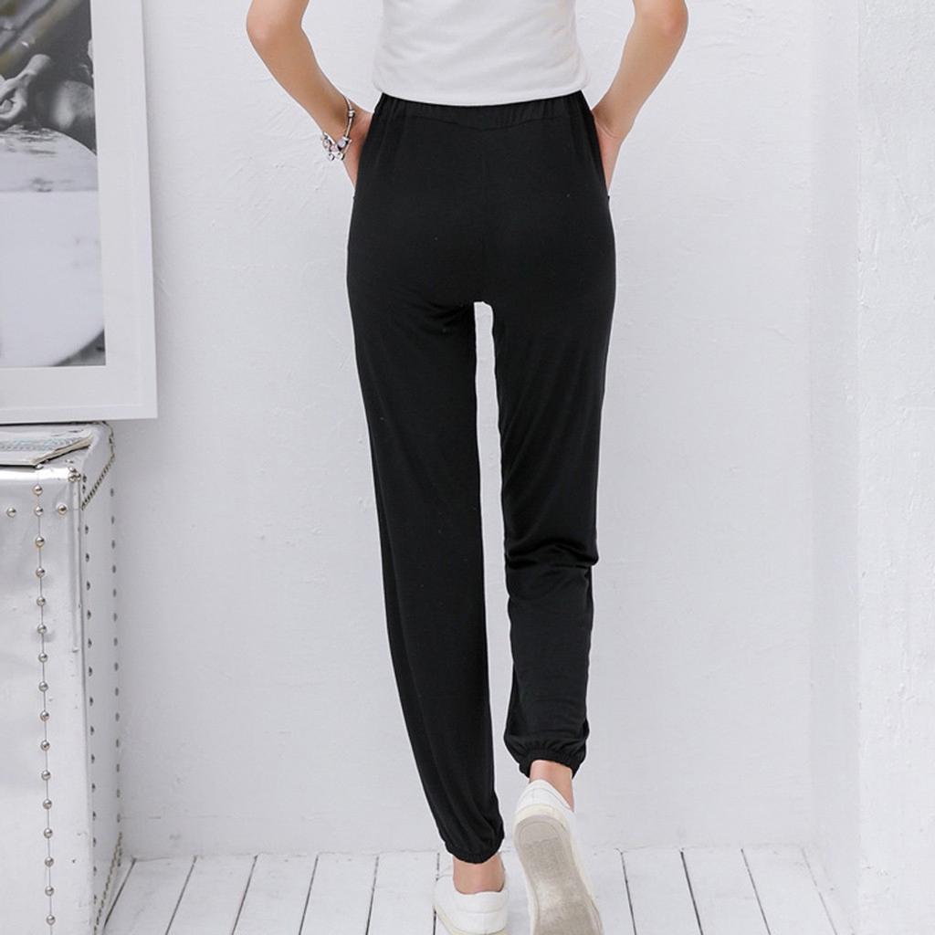 Moda Mujeres Leisure Pantalones Pantalones Pantalones Sueltos Pantalones  Puro Color Pantalones Largos comprar a buen precio — entrega gratuita,  reseñas reales con fotos — Joom