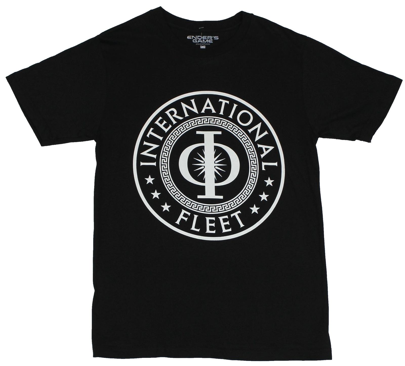 Ender Game Mens T-shirt International Fleet Circle Logo M