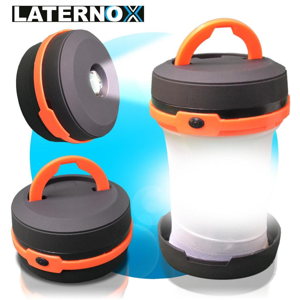 LATERNOX LED Camping Lantern Battery Table Lamp Hanging Lamp Tent Lamp Weatherproof