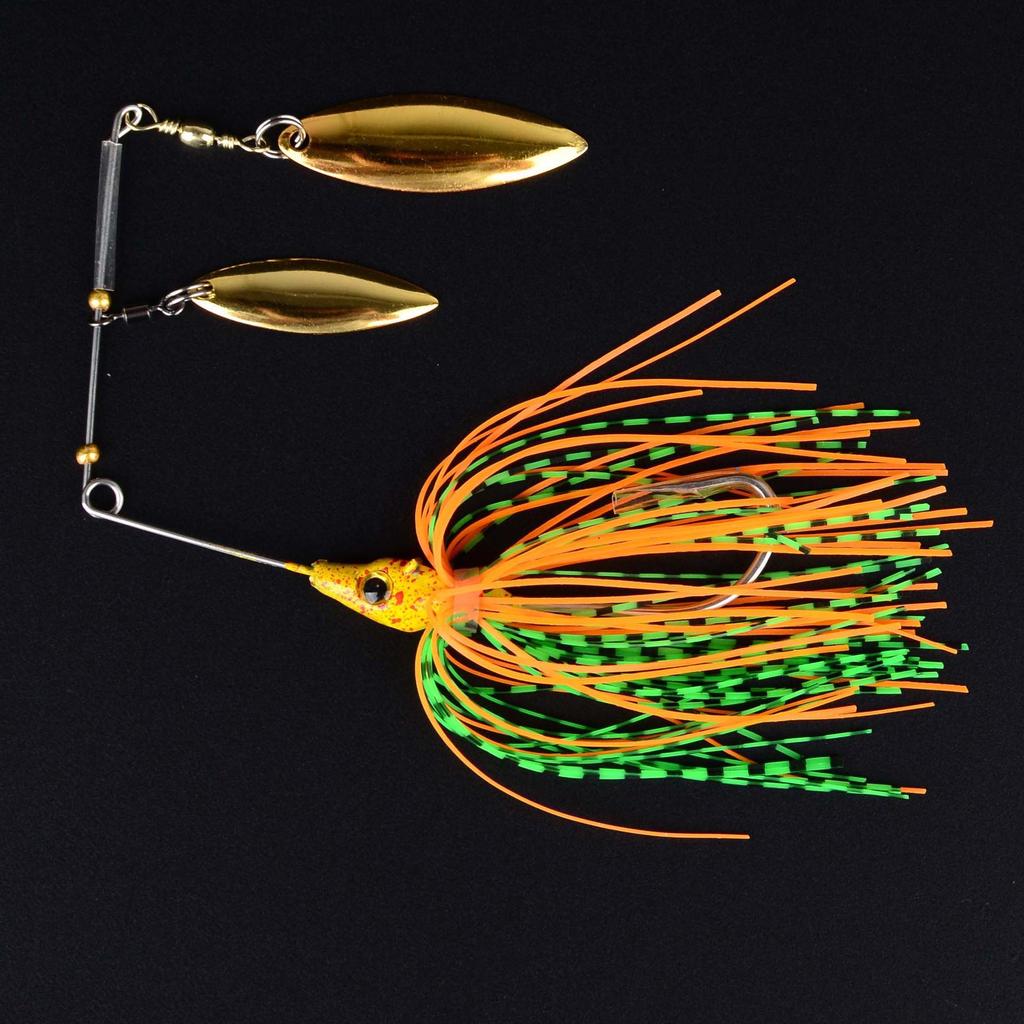 New 15.5g Spinner Blade Fishing Lure - Fake Fish Composite Spinner
