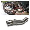 Stainless Steel Modified Exhaust Mid-Pipe for Suzuki GSX250