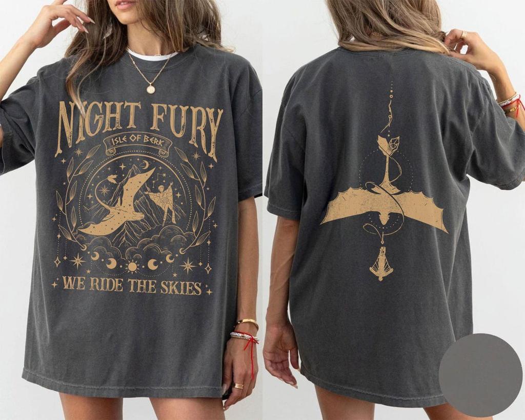 Night Fury Dragon Shirt , How To Train Dragon Tee, Gift For Dragon Lovers Unisex